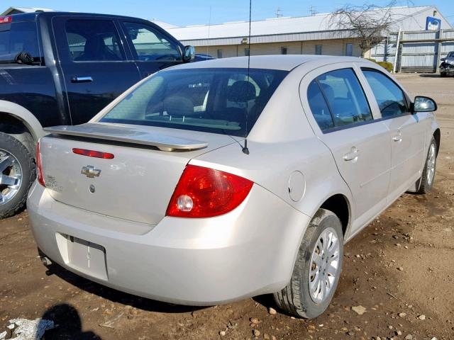 1G1AT58HX97267727 - 2009 CHEVROLET COBALT LT TAN photo 4