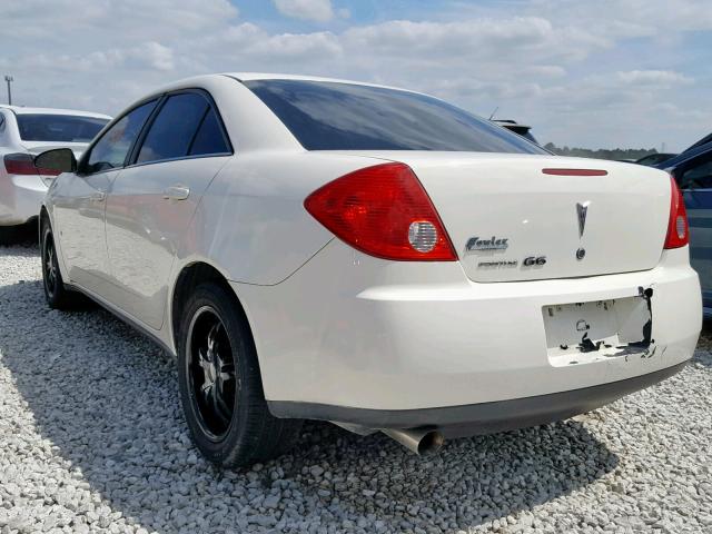 1G2ZF57B584297723 - 2008 PONTIAC G6 VALUE L WHITE photo 3