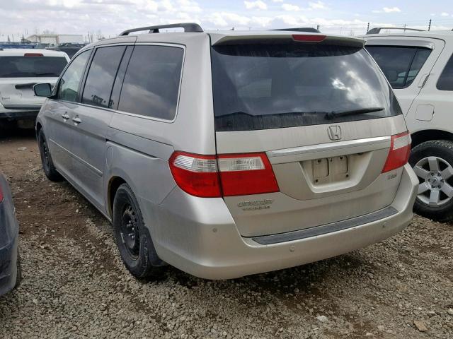 5FNRL38817B505325 - 2007 HONDA ODYSSEY TO SILVER photo 3