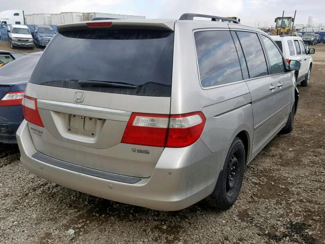 5FNRL38817B505325 - 2007 HONDA ODYSSEY TO SILVER photo 4