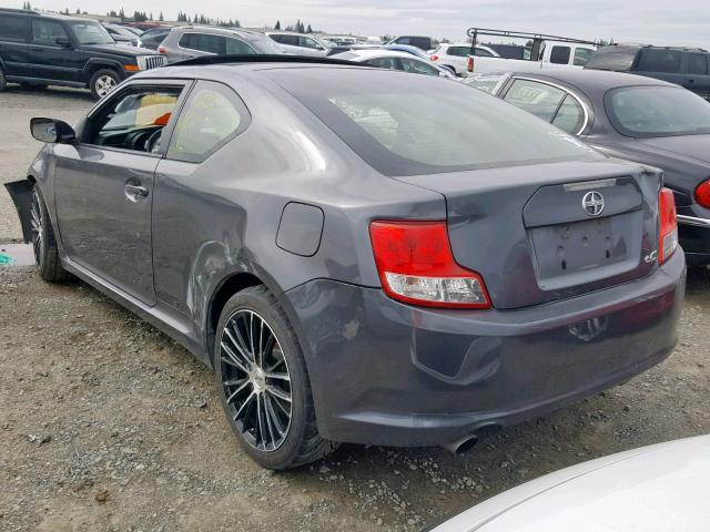 JTKJF5C74D3050051 - 2013 TOYOTA SCION TC ნაცრისფერი ფოტო 3