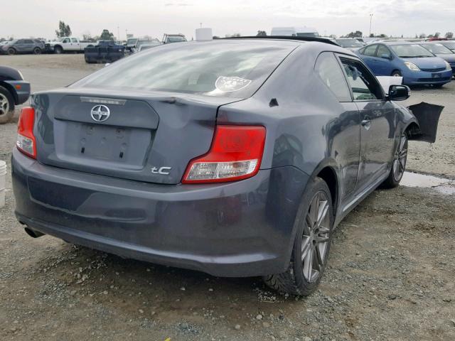 JTKJF5C74D3050051 - 2013 TOYOTA SCION TC ნაცრისფერი ფოტო 4