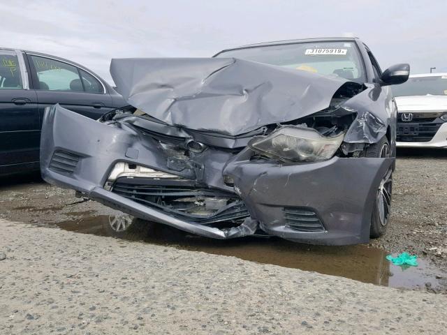 JTKJF5C74D3050051 - 2013 TOYOTA SCION TC ნაცრისფერი ფოტო 9