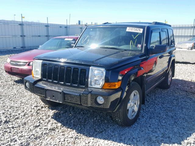 1J8HG48K96C231667 - 2006 JEEP COMMANDER BLACK photo 2