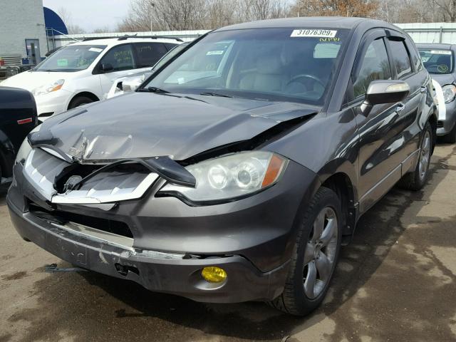 5J8TB18527A003517 - 2007 ACURA RDX TECHNO GRAY photo 2