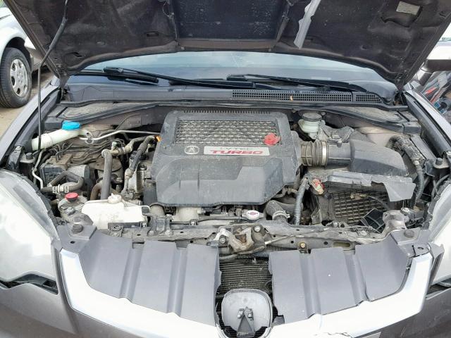 5J8TB18527A003517 - 2007 ACURA RDX TECHNO GRAY photo 7