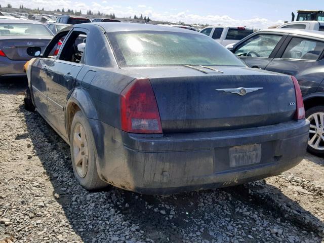 2C3KA43R67H747121 - 2007 CHRYSLER 300 BLUE photo 3