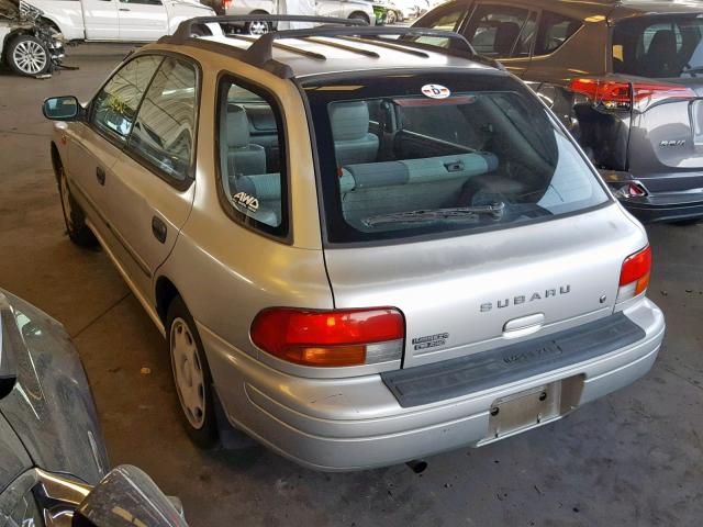 JF1GF4356XH809418 - 1999 SUBARU IMPREZA L GRAY photo 3