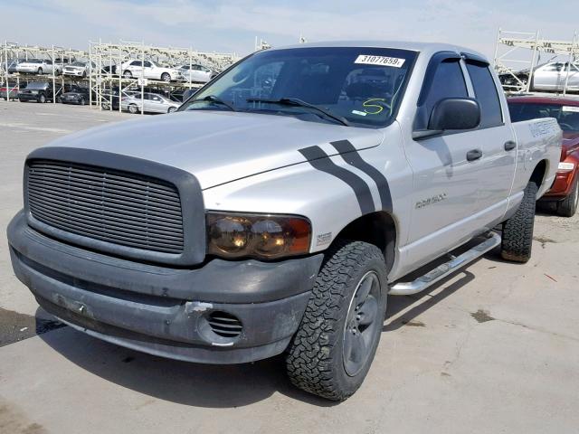 1D7HU18D14S786833 - 2004 DODGE RAM 1500 S SILVER photo 2