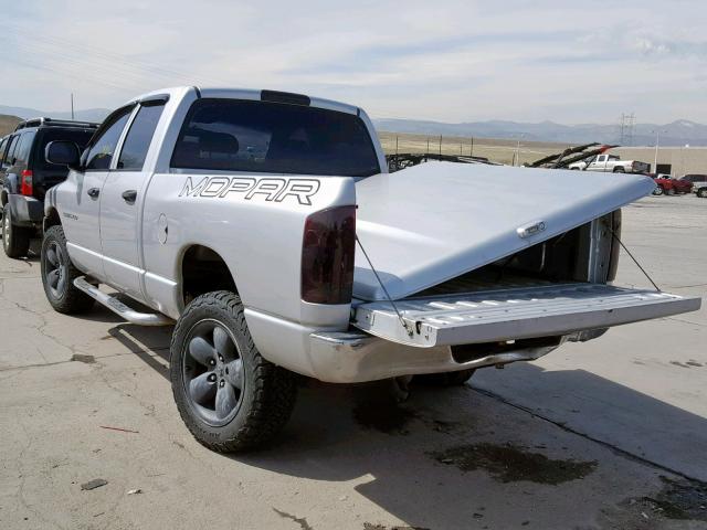 1D7HU18D14S786833 - 2004 DODGE RAM 1500 S SILVER photo 3