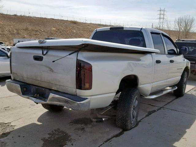 1D7HU18D14S786833 - 2004 DODGE RAM 1500 S SILVER photo 4