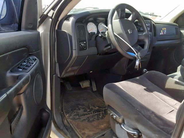 1D7HU18D14S786833 - 2004 DODGE RAM 1500 S SILVER photo 9