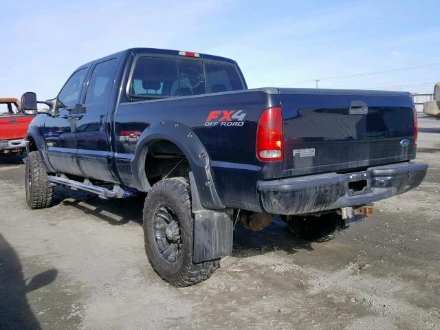 1FTSW31P04EC68219 - 2004 FORD F350 SRW S BLACK photo 3