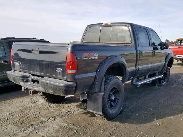 1FTSW31P04EC68219 - 2004 FORD F350 SRW S BLACK photo 4