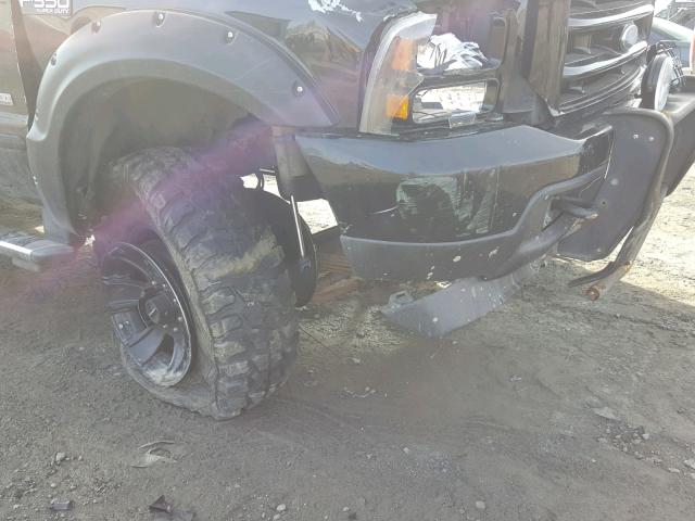 1FTSW31P04EC68219 - 2004 FORD F350 SRW S BLACK photo 9