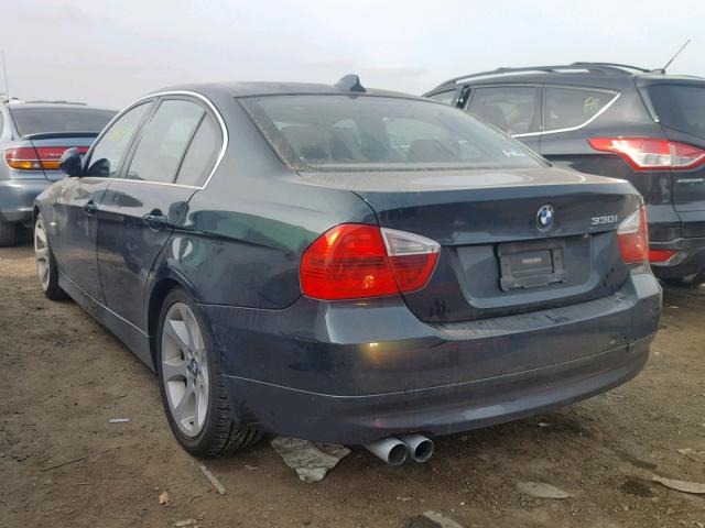 WBAVB335X6PS10885 - 2006 BMW 330 I GREEN photo 3