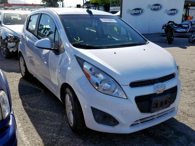 KL8CD6S94FC721809 - 2015 CHEVROLET SPARK 1LT WHITE photo 1