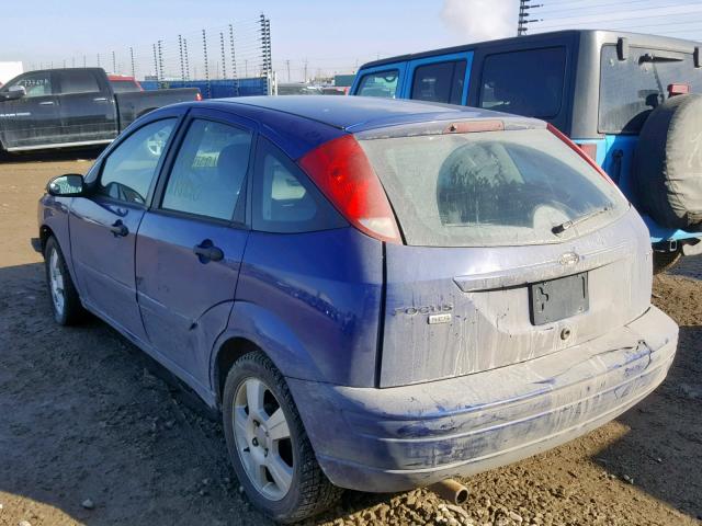 1FAFP37N86W193325 - 2006 FORD FOCUS ZX5 BLUE photo 3