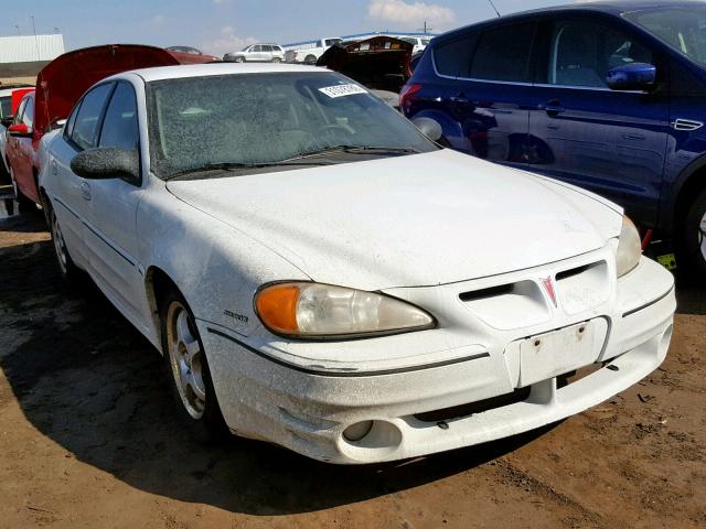 1G2NW52E54C108388 - 2004 PONTIAC GRAND AM G WHITE photo 1