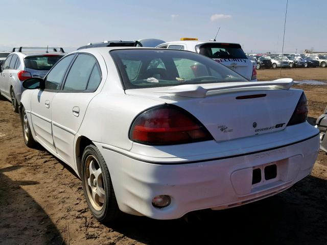 1G2NW52E54C108388 - 2004 PONTIAC GRAND AM G WHITE photo 3