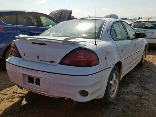 1G2NW52E54C108388 - 2004 PONTIAC GRAND AM G WHITE photo 4