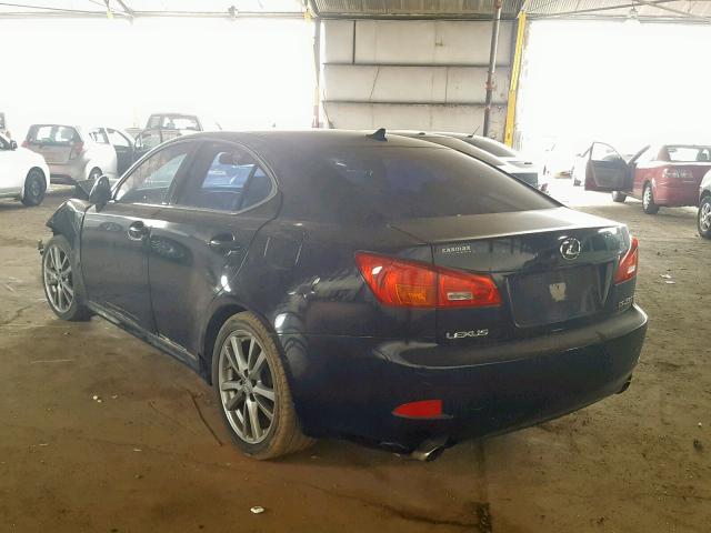 JTHBK262785056859 - 2008 LEXUS IS 250 CHARCOAL photo 3