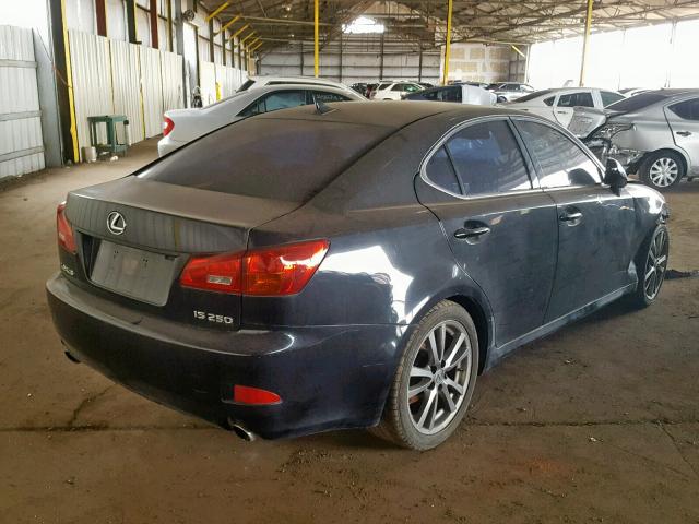 JTHBK262785056859 - 2008 LEXUS IS 250 CHARCOAL photo 4