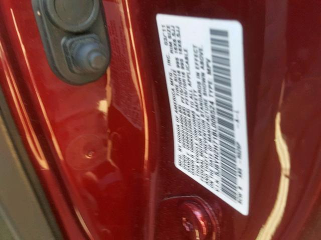 5J6YH2H71BL006524 - 2011 HONDA ELEMENT EX MAROON photo 10