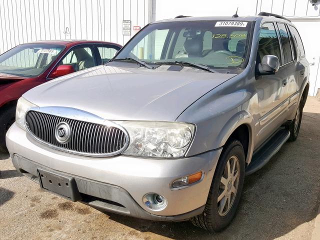 5GADT13S742244705 - 2004 BUICK RAINIER CX BEIGE photo 2