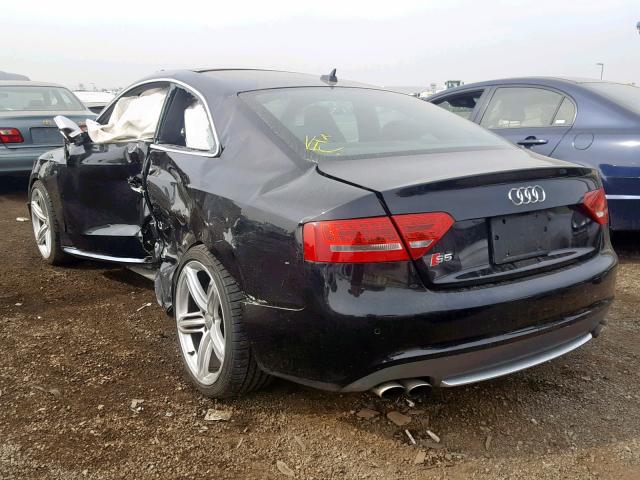 WAUVVAFR3AA085041 - 2010 AUDI S5 PRESTIG BLACK photo 3