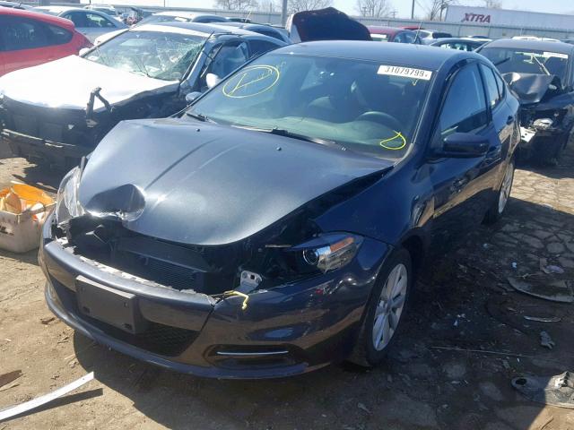 1C3CDFBB1ED791386 - 2014 DODGE DART SXT GRAY photo 2