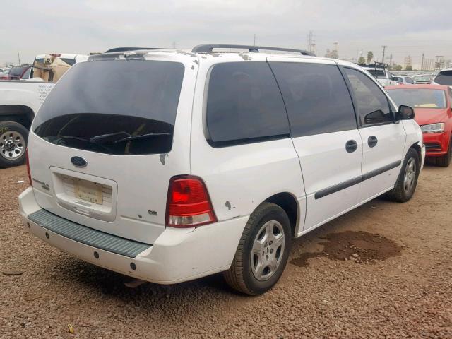 2FMDA51605BA08406 - 2005 FORD FREESTAR S WHITE photo 4