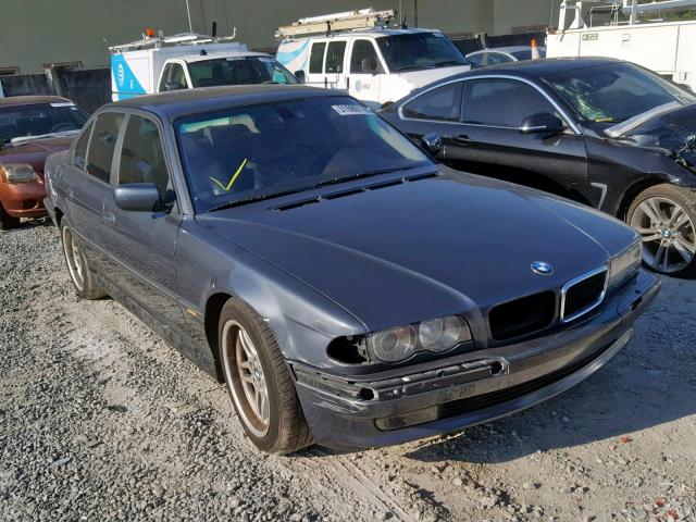 WBAGG83451DN82997 - 2001 BMW 740 I AUTO GRAY photo 1