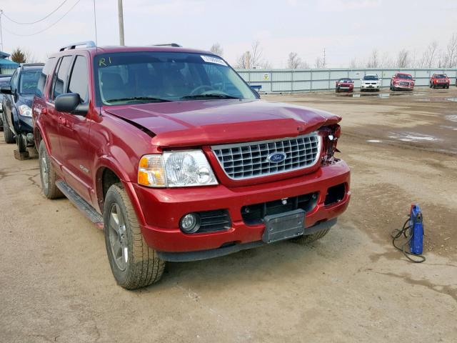 1FMZU75W44ZB34315 - 2004 FORD EXPLORER L MAROON photo 1