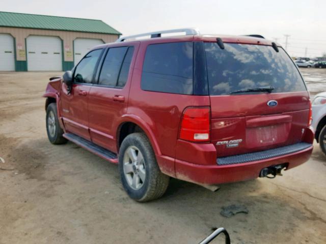 1FMZU75W44ZB34315 - 2004 FORD EXPLORER L MAROON photo 3