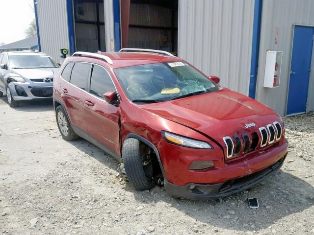 1C4PJLCS8GW352115 - 2016 JEEP CHEROKEE L RED photo 1