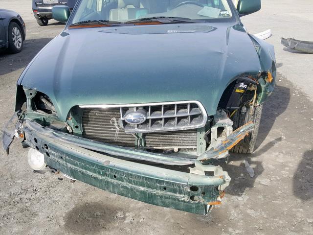 4S3BH686237613441 - 2003 SUBARU LEGACY OUT GREEN photo 9