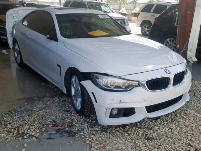 WBA3R1C52GK529848 - 2016 BMW 435 I WHITE photo 1