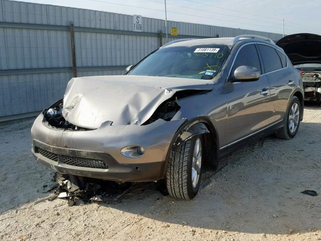 JNKAJ09E28M303770 - 2008 INFINITI EX35 BASE SILVER photo 2