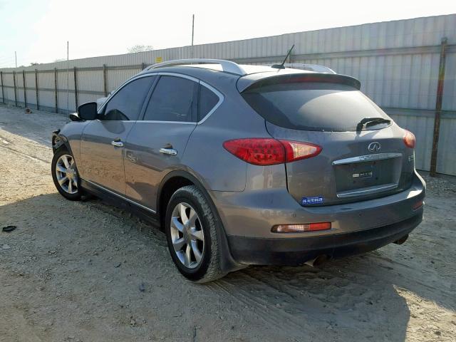 JNKAJ09E28M303770 - 2008 INFINITI EX35 BASE SILVER photo 3