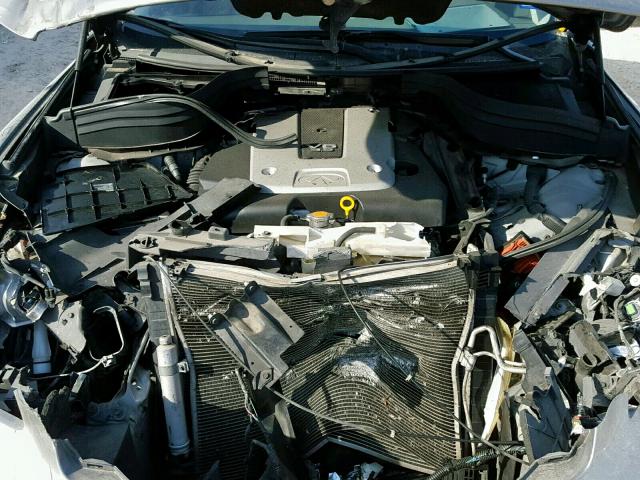 JNKAJ09E28M303770 - 2008 INFINITI EX35 BASE SILVER photo 7