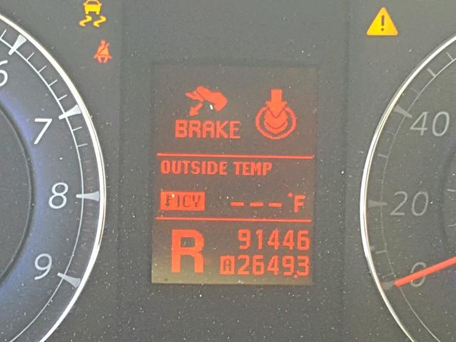 JNKAJ09E28M303770 - 2008 INFINITI EX35 BASE SILVER photo 8