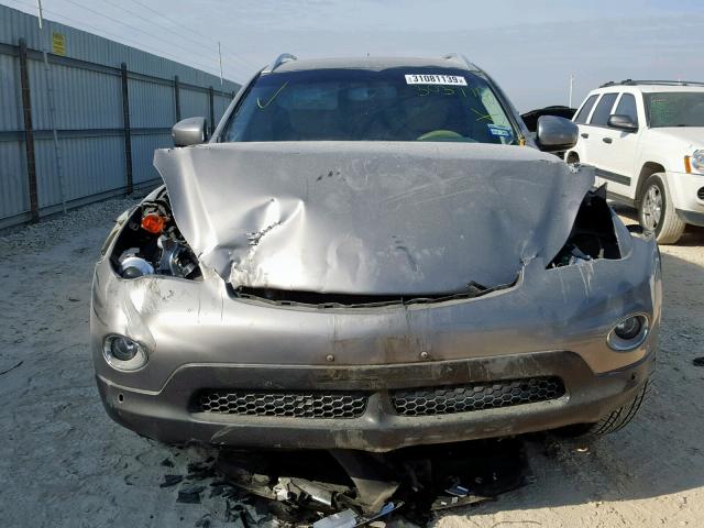 JNKAJ09E28M303770 - 2008 INFINITI EX35 BASE SILVER photo 9