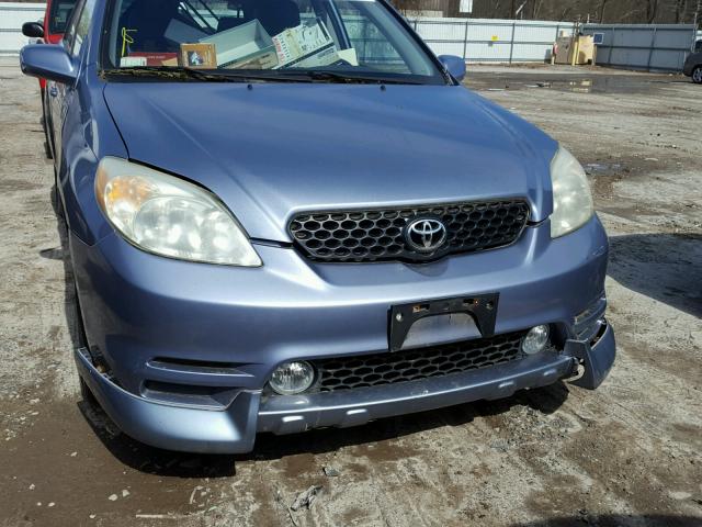 2T1LR32E03C067866 - 2003 TOYOTA COROLLA MA BLUE photo 9