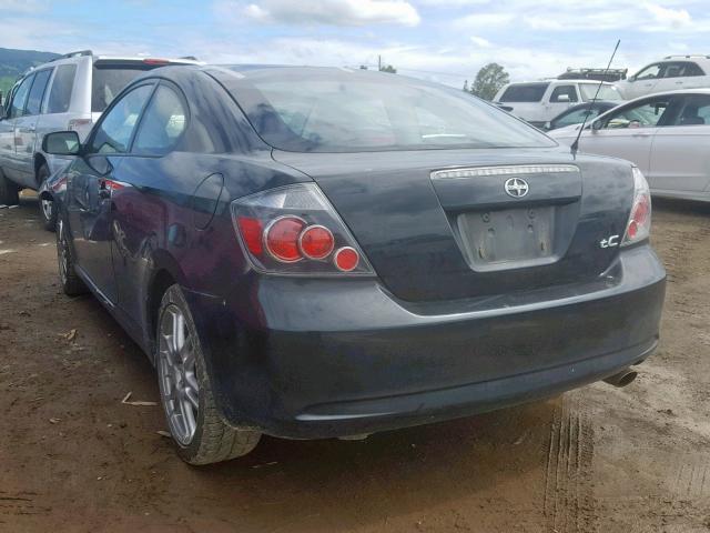 JTKDE167580223863 - 2008 TOYOTA SCION TC შავი ფოტო 3