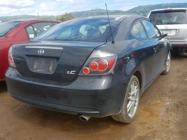 JTKDE167580223863 - 2008 TOYOTA SCION TC შავი ფოტო 4