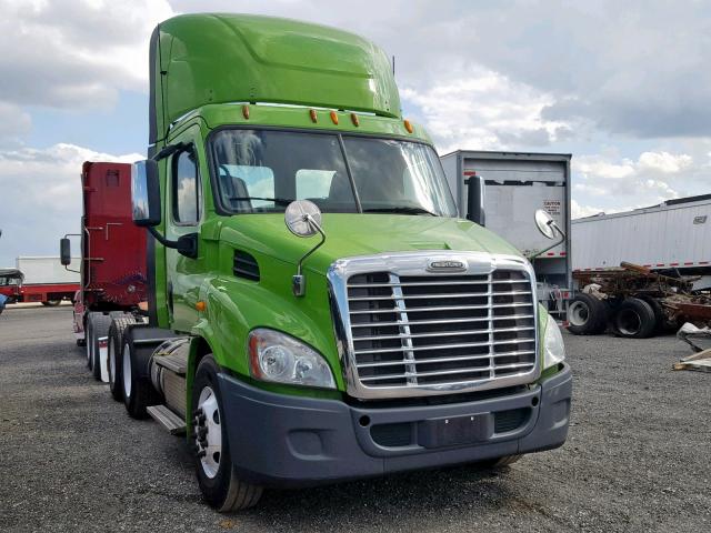 1FUJGBDV4ELFM0891 - 2014 FREIGHTLINER CASCADIA 1 GREEN photo 1