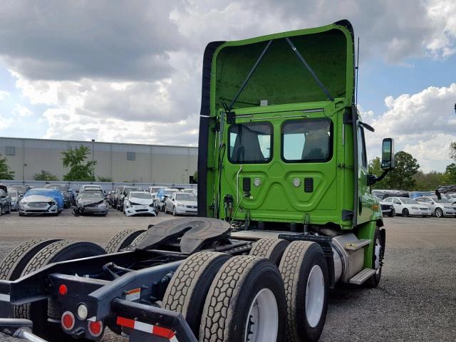 1FUJGBDV4ELFM0891 - 2014 FREIGHTLINER CASCADIA 1 GREEN photo 4