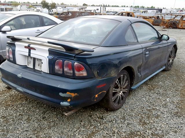 1FALP42X8TF147331 - 1996 FORD MUSTANG GT GREEN photo 4