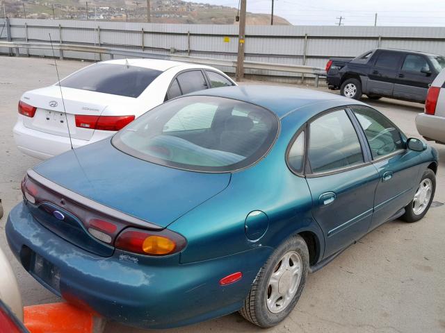 1FALP52U2TA185307 - 1996 FORD TAURUS GL TEAL photo 4